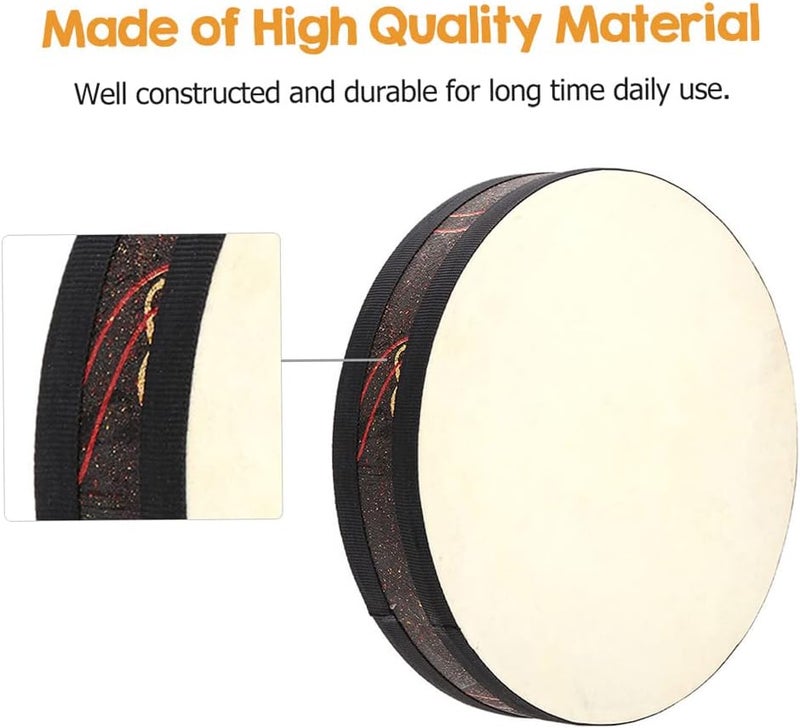 LANRU Ocean Wave Bead Drum Gentle Sea Sound Musical Instrument - Image 5